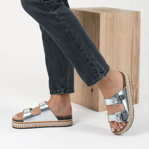 Slippers ZILVER