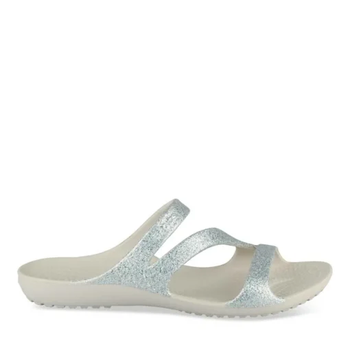 Slippers ZILVER CROCS Kadee II Glitter