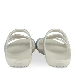 Slippers ZILVER CROCS Kadee II Glitter