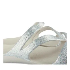 Slippers ZILVER CROCS Kadee II Glitter