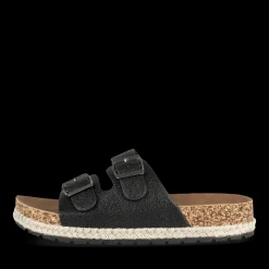 Slippers ZWART
