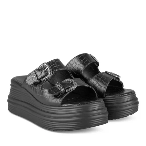 Slippers ZWART