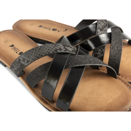 Slippers ZWART