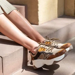 Sneakers KASTANJEBRUIN