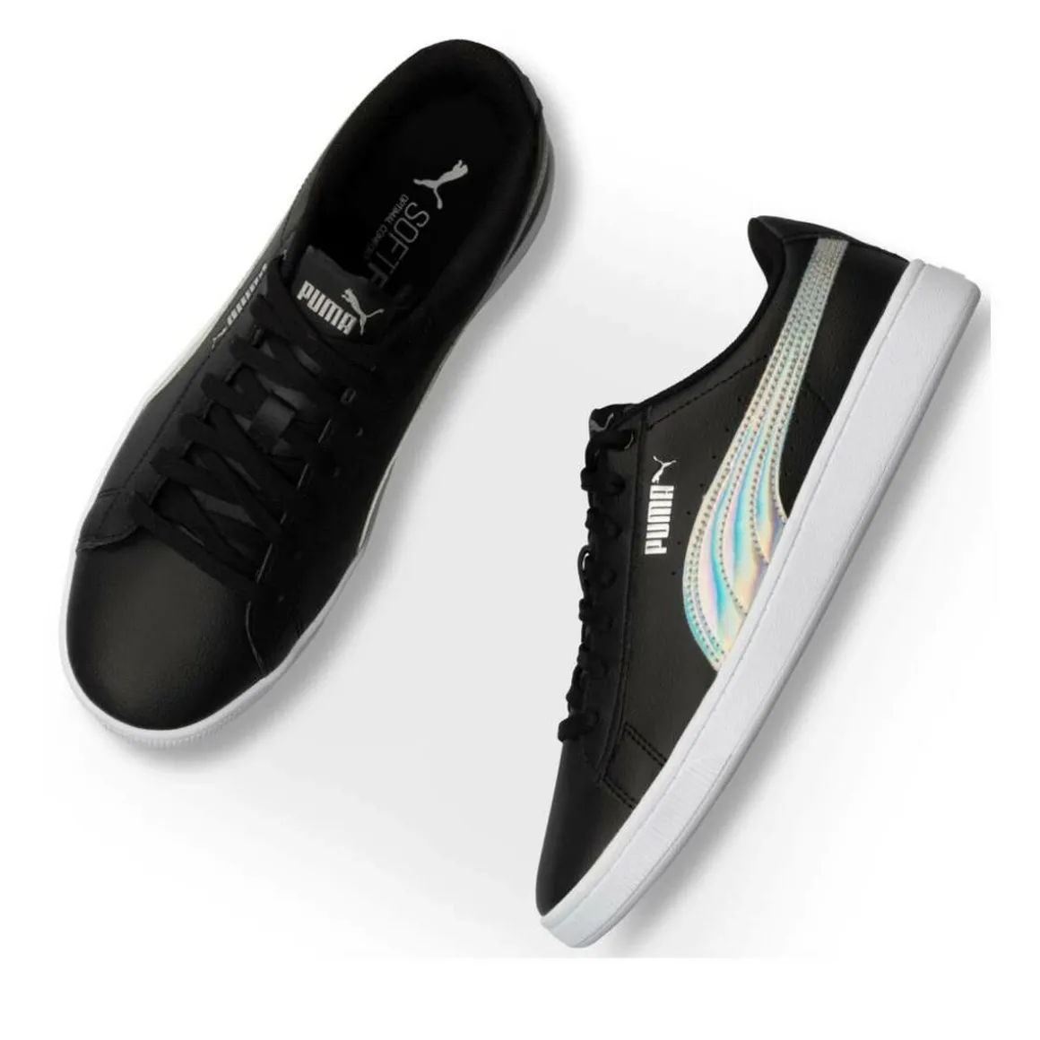 Sneakers Vikky V2 Rainbow JR ZWART PUMA