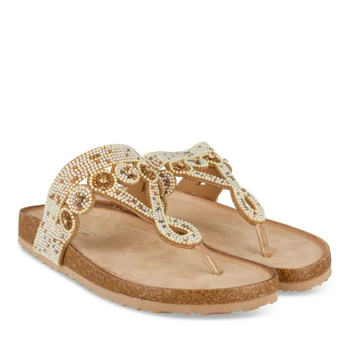 Teenslippers BEIGE MERRY SCOTT
