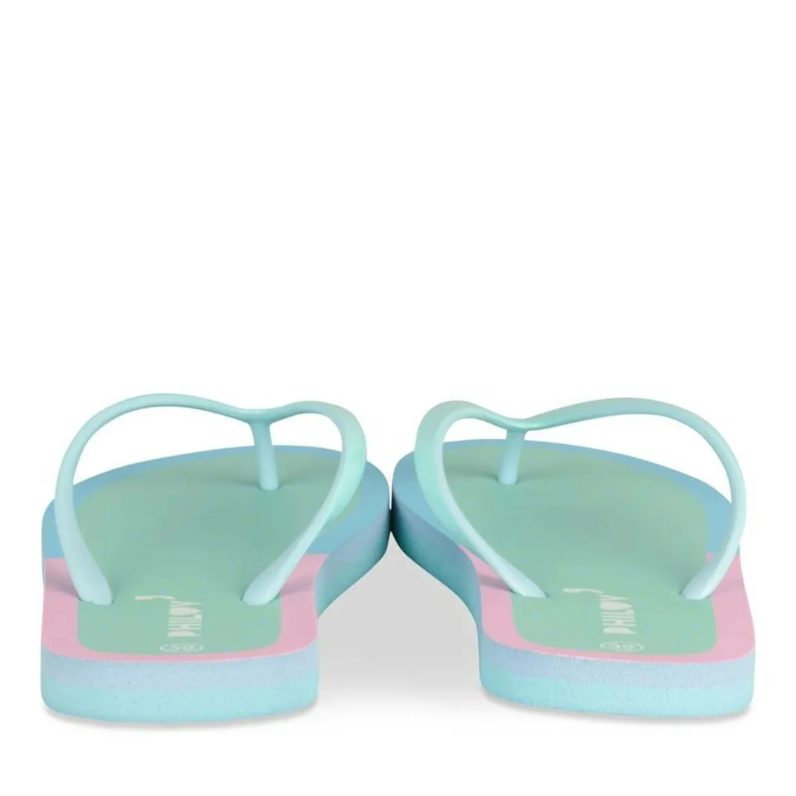 Teenslippers BLAUW
