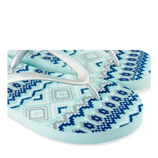Teenslippers BLAUW