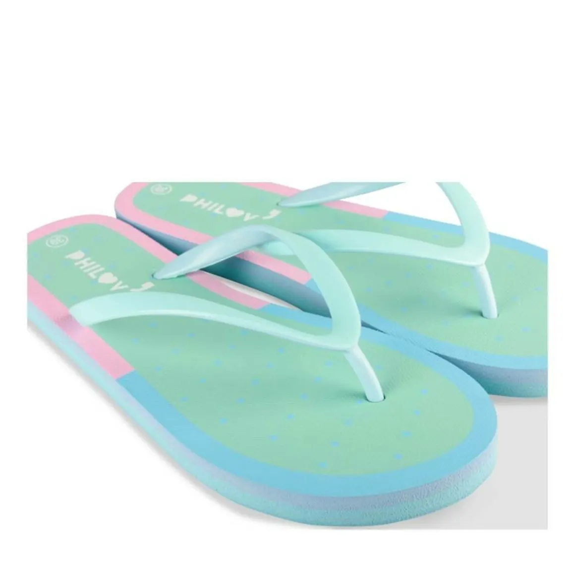 Teenslippers BLAUW