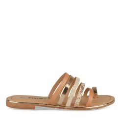 Teenslippers KASTANJEBRUIN PHILOV