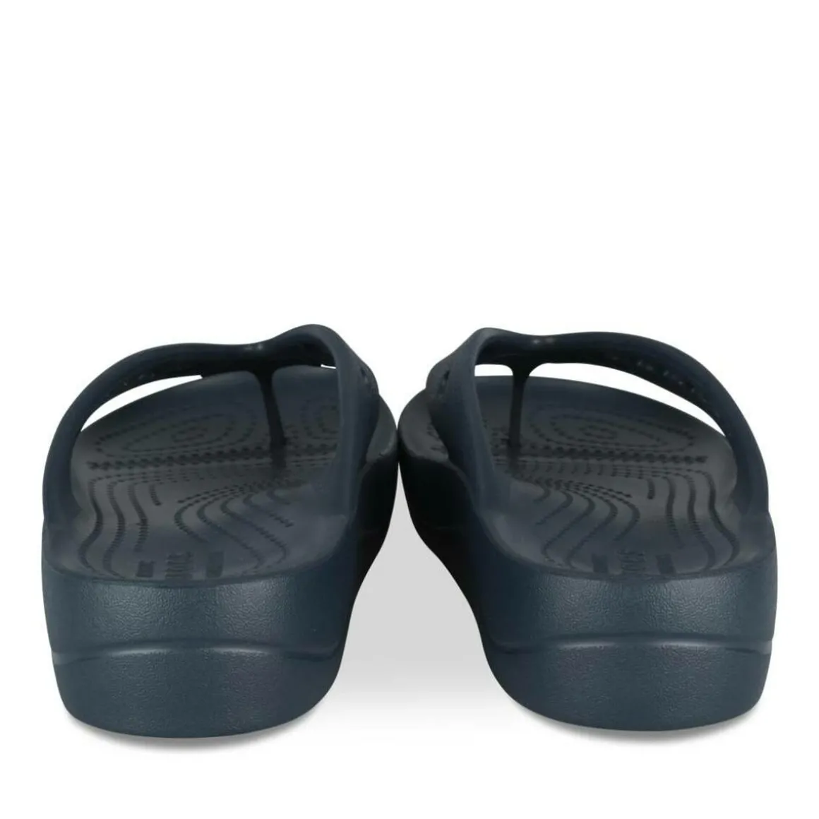 Teenslippers NAVY CROCS Baya Plateform Flip
