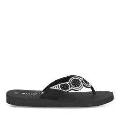 Teenslippers ZWART
