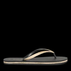 Teenslippers ZWART