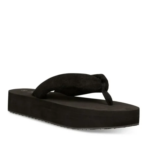 Teenslippers ZWART