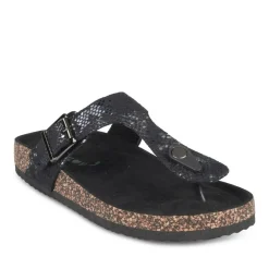Teenslippers ZWART