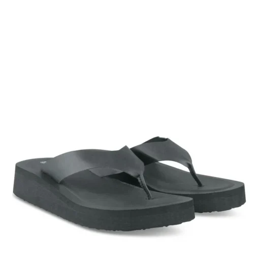 Teenslippers ZWART