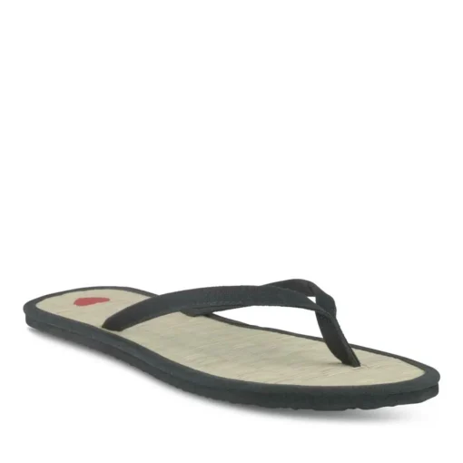 Teenslippers ZWART