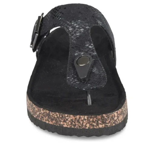 Teenslippers ZWART