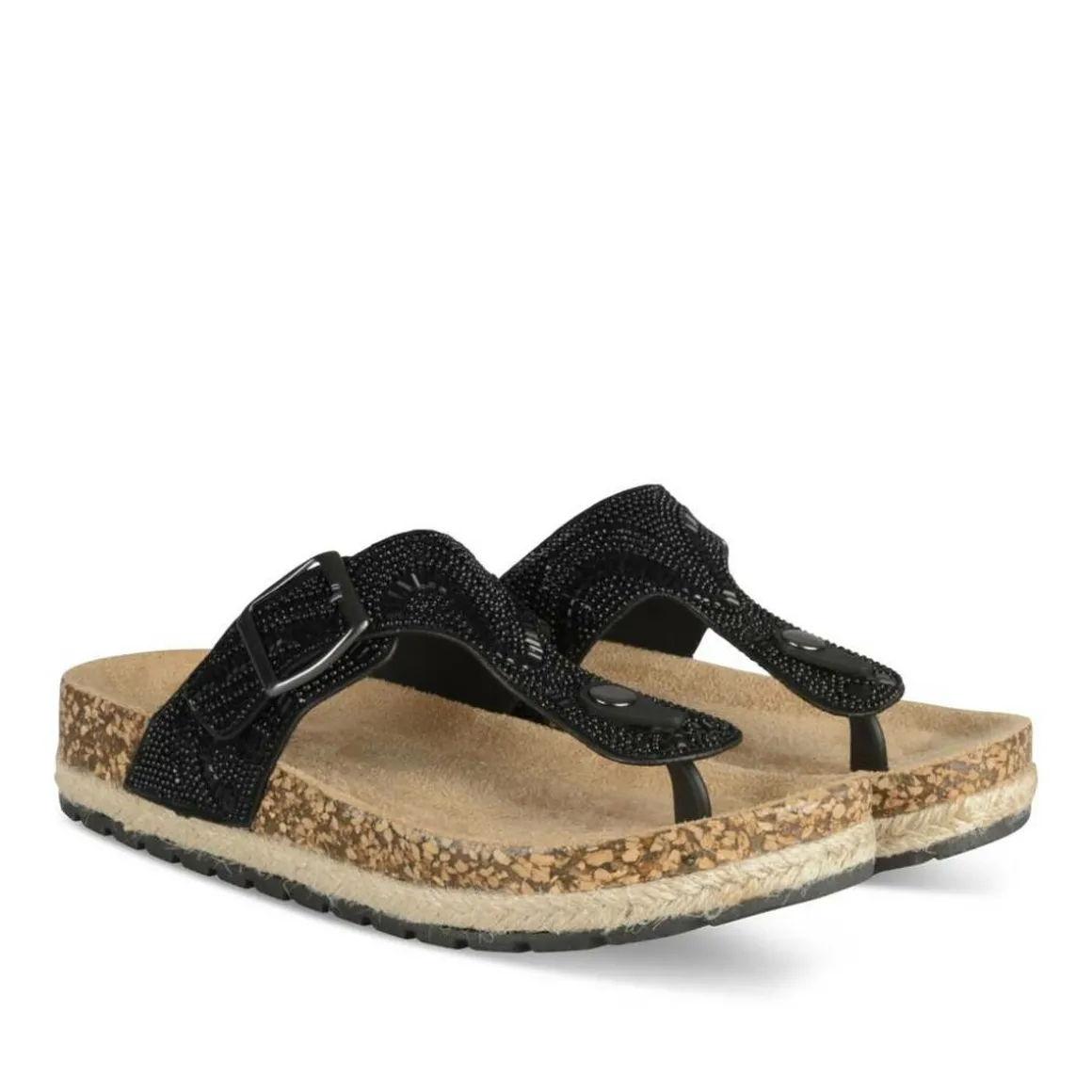 Teenslippers ZWART MERRY SCOTT