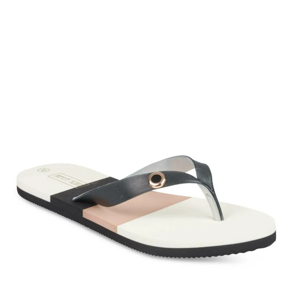 Teenslippers ZWART MERRY SCOTT