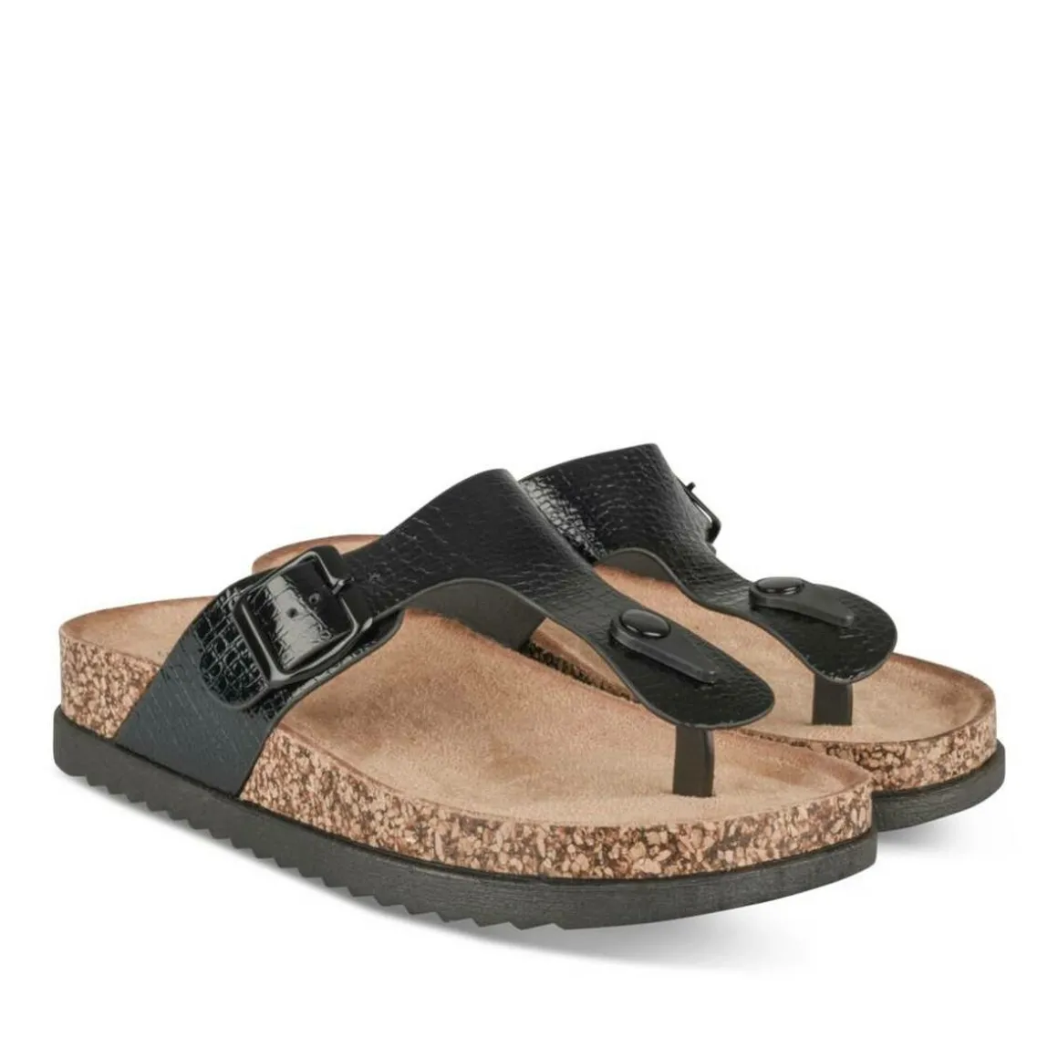 Teenslippers ZWART MERRY SCOTT