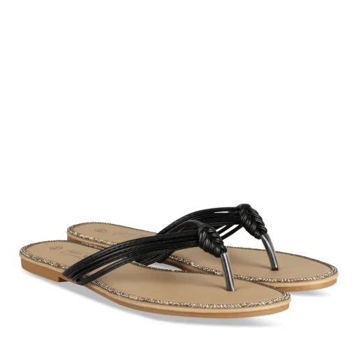 Teenslippers ZWART MERRY SCOTT