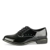 Veterschoenen ZWART
