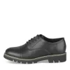 Veterschoenen ZWART