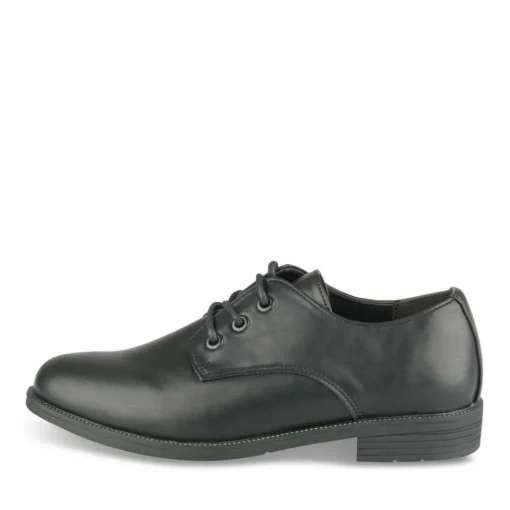 Veterschoenen ZWART