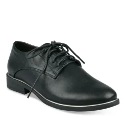 Veterschoenen ZWART