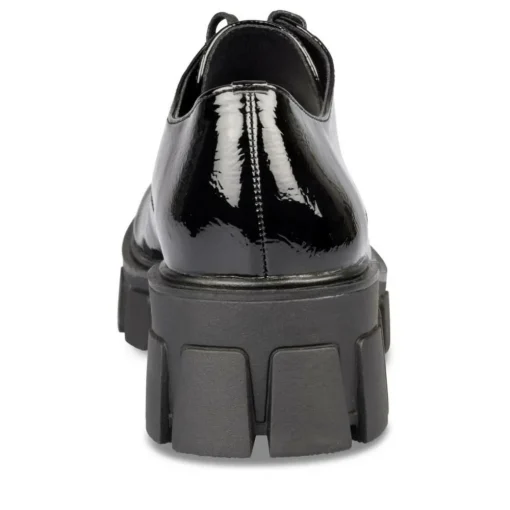Veterschoenen ZWART