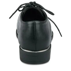 Veterschoenen ZWART