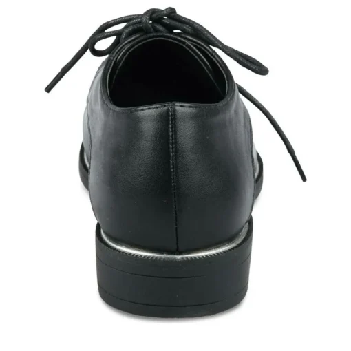 Veterschoenen ZWART