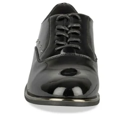 Veterschoenen ZWART
