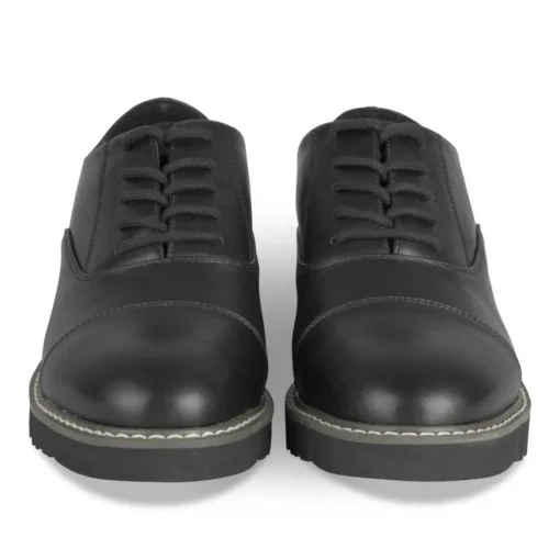 Veterschoenen ZWART