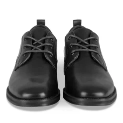 Veterschoenen ZWART