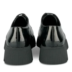 Veterschoenen ZWART