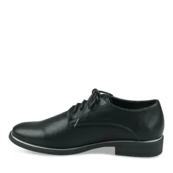 Veterschoenen ZWART
