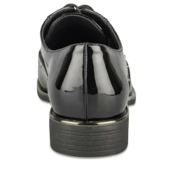 Veterschoenen ZWART