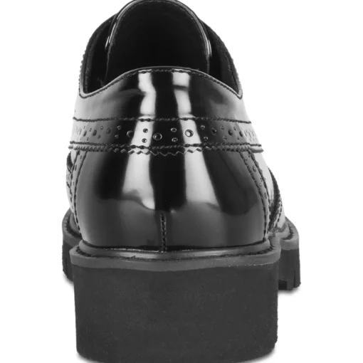 Veterschoenen ZWART