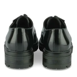 Veterschoenen ZWART