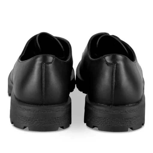 Veterschoenen ZWART