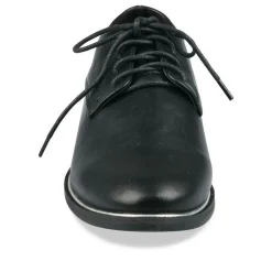 Veterschoenen ZWART