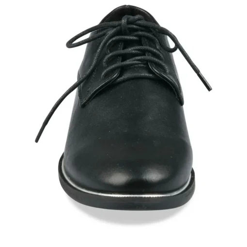 Veterschoenen ZWART