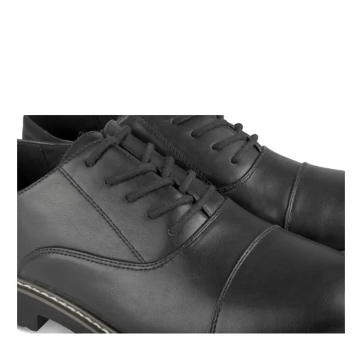 Veterschoenen ZWART