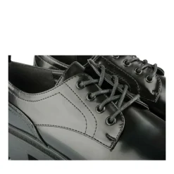 Veterschoenen ZWART