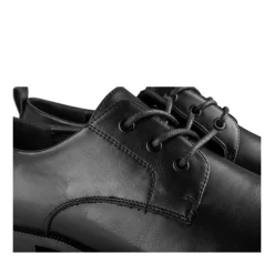 Veterschoenen ZWART